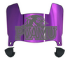 Prairie View A&M Panthers Mini Football Helmet Visor Shield w/ Clips - PICK VISOR & LOGO COLOR