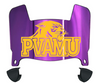 Prairie View A&M Panthers Mini Football Helmet Visor Shield w/ Clips - PICK VISOR & LOGO COLOR