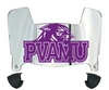 Prairie View A&M Panthers Mini Football Helmet Visor Shield w/ Clips - PICK VISOR & LOGO COLOR