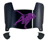 Prairie View A&M Panthers Mini Football Helmet Visor Shield w/ Clips - PICK VISOR & LOGO COLOR