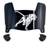 Prairie View A&M Panthers Mini Football Helmet Visor Shield w/ Clips - PICK VISOR & LOGO COLOR
