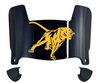 Prairie View A&M Panthers Mini Football Helmet Visor Shield w/ Clips - PICK VISOR & LOGO COLOR