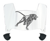 Prairie View A&M Panthers Mini Football Helmet Visor Shield w/ Clips - PICK VISOR & LOGO COLOR