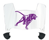 Prairie View A&M Panthers Mini Football Helmet Visor Shield w/ Clips - PICK VISOR & LOGO COLOR