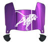Prairie View A&M Panthers Mini Football Helmet Visor Shield w/ Clips - PICK VISOR & LOGO COLOR