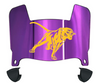 Prairie View A&M Panthers Mini Football Helmet Visor Shield w/ Clips - PICK VISOR & LOGO COLOR