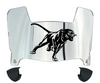 Prairie View A&M Panthers Mini Football Helmet Visor Shield w/ Clips - PICK VISOR & LOGO COLOR