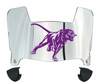 Prairie View A&M Panthers Mini Football Helmet Visor Shield w/ Clips - PICK VISOR & LOGO COLOR