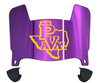 Prairie View A&M Panthers Mini Football Helmet Visor Shield w/ Clips - PICK VISOR & LOGO COLOR