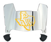 Prairie View A&M Panthers Mini Football Helmet Visor Shield w/ Clips - PICK VISOR & LOGO COLOR