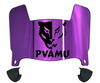Prairie View A&M Panthers Mini Football Helmet Visor Shield w/ Clips - PICK VISOR & LOGO COLOR