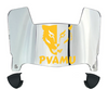 Prairie View A&M Panthers Mini Football Helmet Visor Shield w/ Clips - PICK VISOR & LOGO COLOR