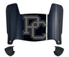 Presbyterian Blue Hose Mini Football Helmet Visor Shield w/ Clips - PICK VISOR & LOGO COLOR