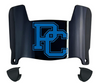 Presbyterian Blue Hose Mini Football Helmet Visor Shield w/ Clips - PICK VISOR & LOGO COLOR