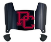 Presbyterian Blue Hose Mini Football Helmet Visor Shield w/ Clips - PICK VISOR & LOGO COLOR