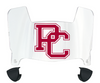 Presbyterian Blue Hose Mini Football Helmet Visor Shield w/ Clips - PICK VISOR & LOGO COLOR