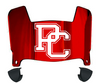 Presbyterian Blue Hose Mini Football Helmet Visor Shield w/ Clips - PICK VISOR & LOGO COLOR
