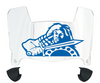 Presbyterian Blue Hose Mini Football Helmet Visor Shield w/ Clips - PICK VISOR & LOGO COLOR