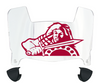 Presbyterian Blue Hose Mini Football Helmet Visor Shield w/ Clips - PICK VISOR & LOGO COLOR