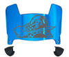 Presbyterian Blue Hose Mini Football Helmet Visor Shield w/ Clips - PICK VISOR & LOGO COLOR