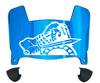 Presbyterian Blue Hose Mini Football Helmet Visor Shield w/ Clips - PICK VISOR & LOGO COLOR