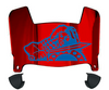 Presbyterian Blue Hose Mini Football Helmet Visor Shield w/ Clips - PICK VISOR & LOGO COLOR