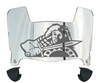 Presbyterian Blue Hose Mini Football Helmet Visor Shield w/ Clips - PICK VISOR & LOGO COLOR