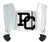 Presbyterian Blue Hose Mini Football Helmet Visor Shield w/ Clips - PICK VISOR & LOGO COLOR