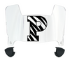 Princeton Tigers Mini Football Helmet Visor Shield w/ Clips - PICK VISOR & LOGO COLOR