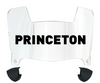 Princeton Tigers Mini Football Helmet Visor Shield w/ Clips - PICK VISOR & LOGO COLOR