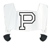 Princeton Tigers Mini Football Helmet Visor Shield w/ Clips - PICK VISOR & LOGO COLOR