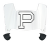 Princeton Tigers Mini Football Helmet Visor Shield w/ Clips - PICK VISOR & LOGO COLOR