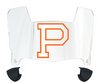 Princeton Tigers Mini Football Helmet Visor Shield w/ Clips - PICK VISOR & LOGO COLOR