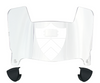 Princeton Tigers Mini Football Helmet Visor Shield w/ Clips - PICK VISOR & LOGO COLOR