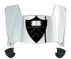Princeton Tigers Mini Football Helmet Visor Shield w/ Clips - PICK VISOR & LOGO COLOR