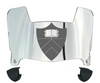 Princeton Tigers Mini Football Helmet Visor Shield w/ Clips - PICK VISOR & LOGO COLOR