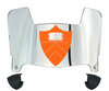 Princeton Tigers Mini Football Helmet Visor Shield w/ Clips - PICK VISOR & LOGO COLOR