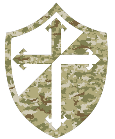 Providence Friars Alternate Logo Salute to Service Camouflage Camo Vinyl Decal PICK SIZE