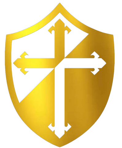 Providence Friars GOLD CHROME MIRROR Alternate Logo Premium DieCut Vinyl Decal PICK SIZE