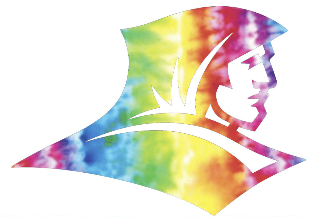 Providence Friars Team Logo Crucial Catch Cancer Tie Dye Vinyl Decal PICK SIZE