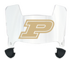 Purdue Boilermakers Mini Football Helmet Visor Shield w/ Clips - PICK VISOR & LOGO COLOR