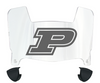 Purdue Boilermakers Mini Football Helmet Visor Shield w/ Clips - PICK VISOR & LOGO COLOR