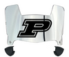 Purdue Boilermakers Mini Football Helmet Visor Shield w/ Clips - PICK VISOR & LOGO COLOR