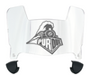 Purdue Boilermakers Mini Football Helmet Visor Shield w/ Clips - PICK VISOR & LOGO COLOR