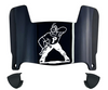 Purdue Boilermakers Mini Football Helmet Visor Shield w/ Clips - PICK VISOR & LOGO COLOR