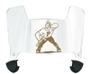 Purdue Boilermakers Mini Football Helmet Visor Shield w/ Clips - PICK VISOR & LOGO COLOR