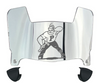 Purdue Boilermakers Mini Football Helmet Visor Shield w/ Clips - PICK VISOR & LOGO COLOR