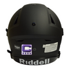 Purple 3D Football Helmet Bumper Captain Patch Jersey C Style - Perfect for Adult & Youth Full Size Football Helmets