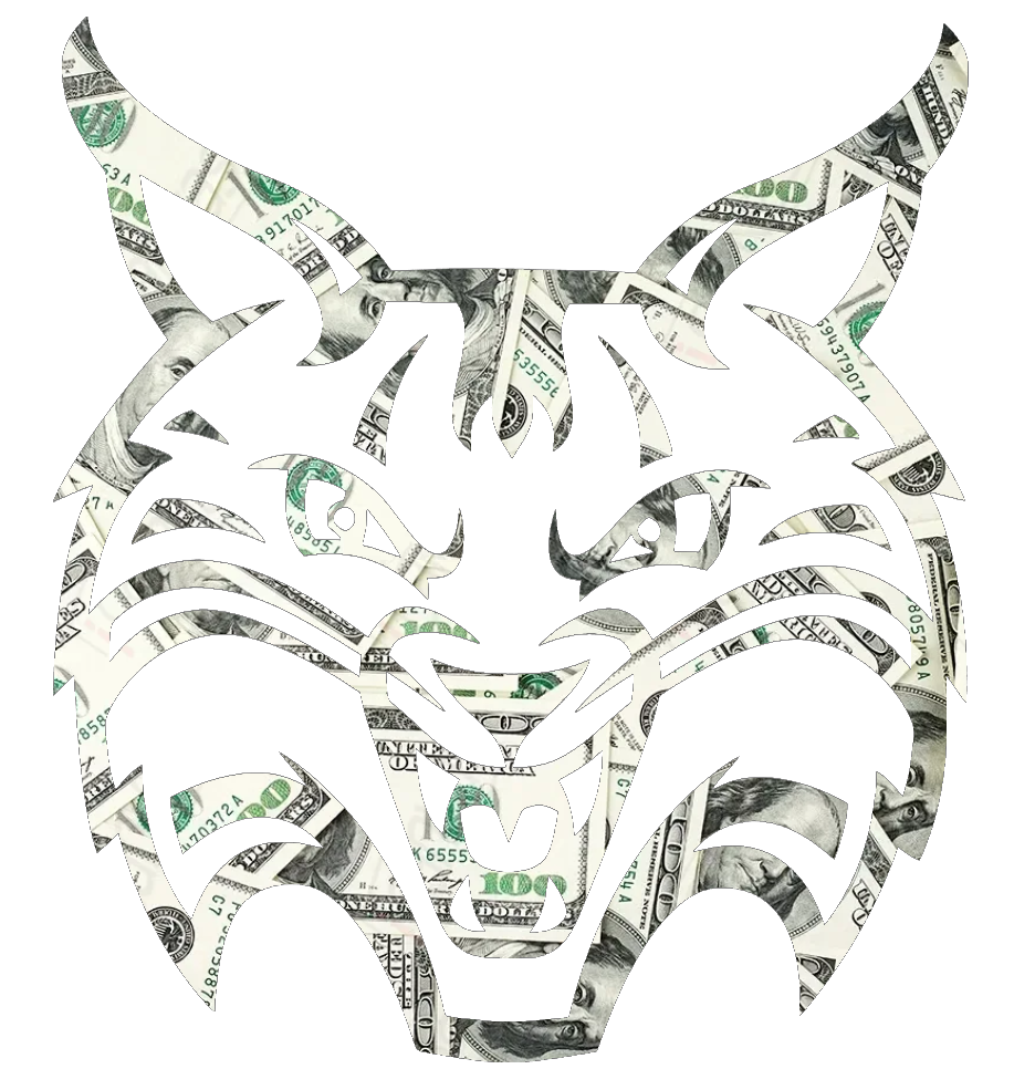 Quinnipiac Bobcats Team Logo Money Print Premium DieCut Vinyl Decal PICK SIZE