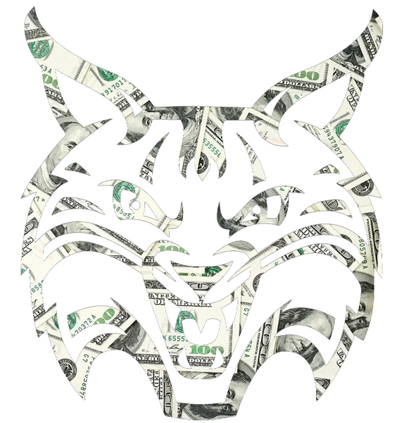 Quinnipiac Bobcats Team Logo Money Print Premium DieCut Vinyl Decal PICK SIZE